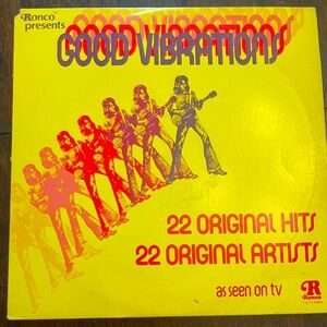 Good Vibrations 22 (original hits by original artists) - vinyl record lp